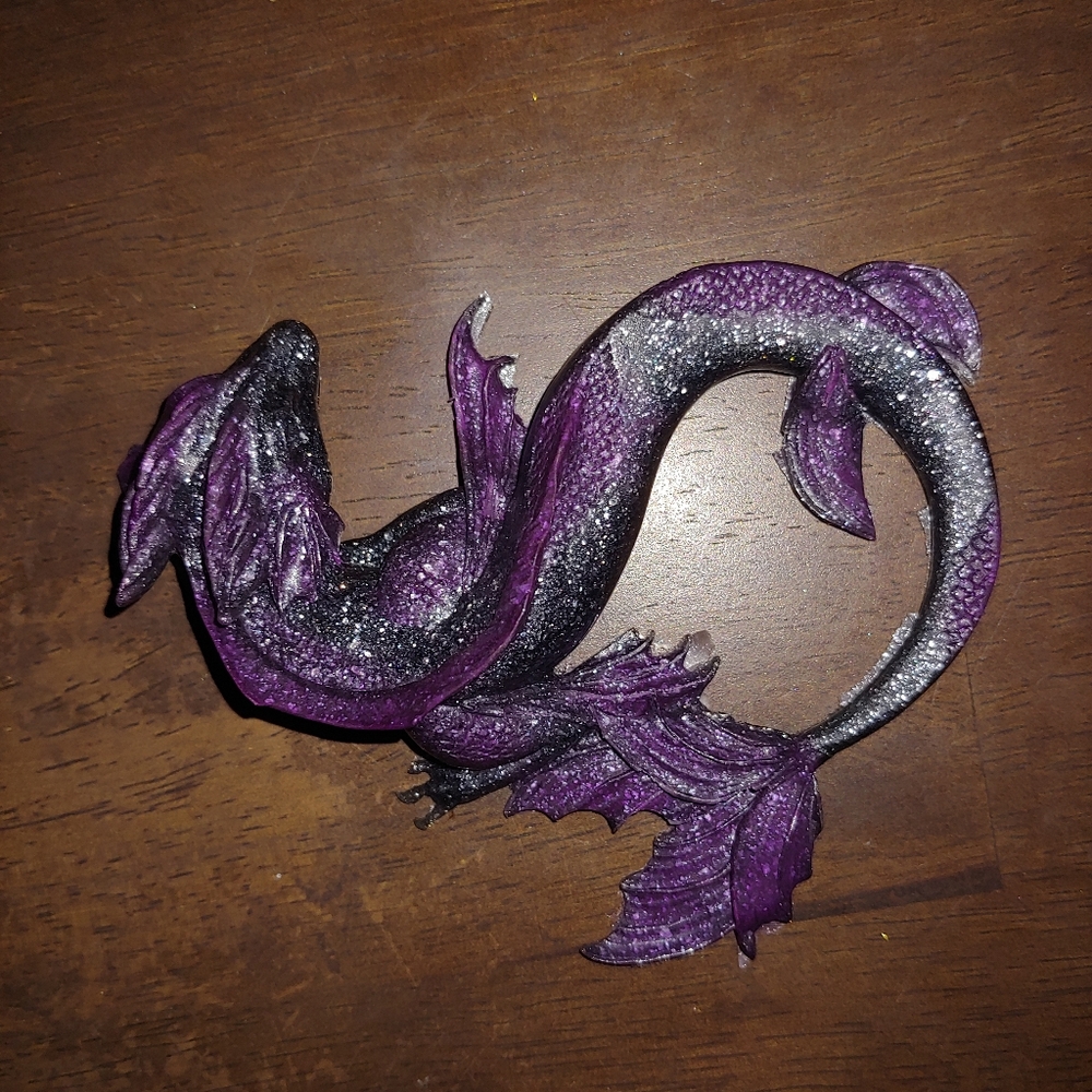 Resin mermaid dragon